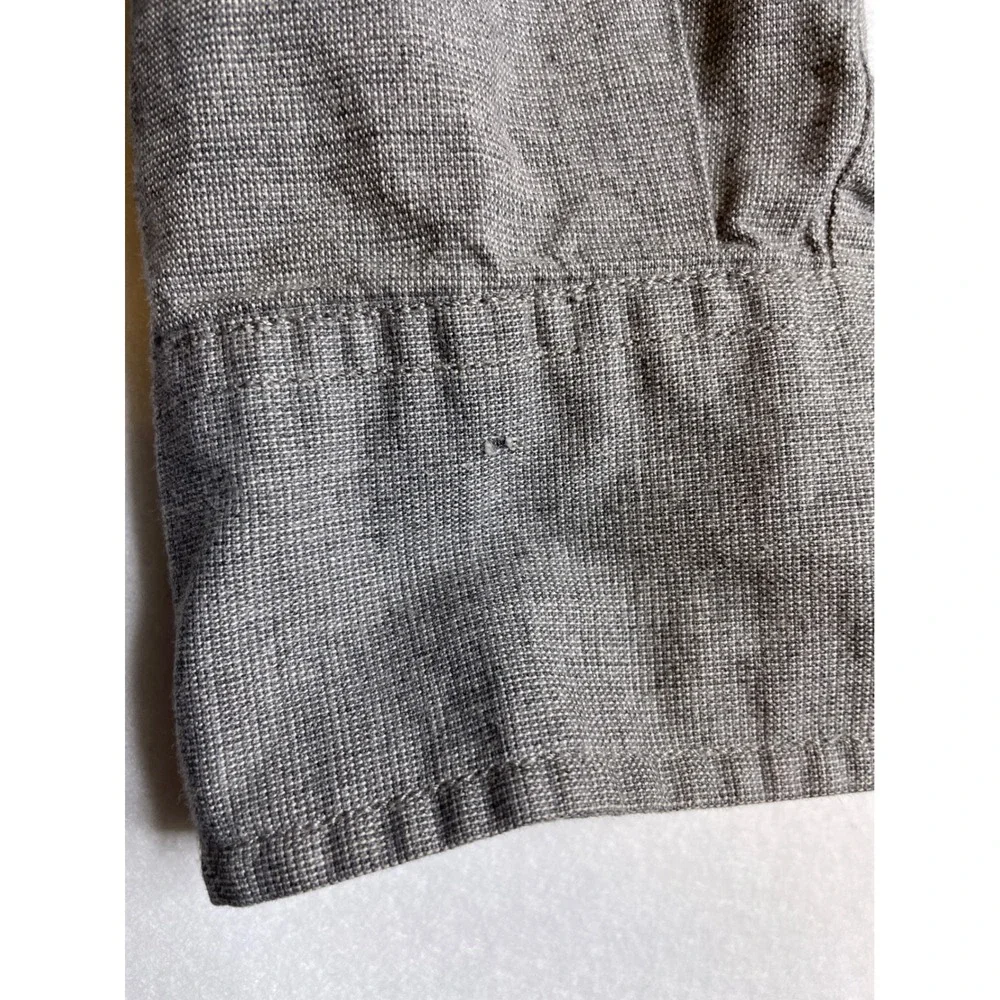 J. Crew Mens Button Up Shirt Authentic Workwear Medium Gray